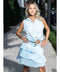 Aqua Arctic Blue Skirt