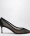 Aquazzura Voile black pumps in satin and mesh