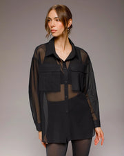 Ares Mesh Shirt-Shirt-MICHI-XS-Black-Urbanheer