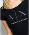Armani Exchange Black Cotton Tops & T-Shirt-Armani Exchange-IT38|XS-Urbanheer