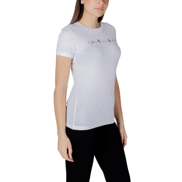 Armani Exchange Women T-Shirt-Clothing T-shirts-Armani Exchange-white-XS-Urbanheer