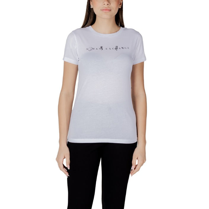 Armani Exchange Women T-Shirt-Clothing T-shirts-Armani Exchange-white-XS-Urbanheer