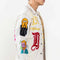 Art Dealer Graphic Nostalgic Fit Trucker Jacket-Jacket-First Row-S-L.KHAKI-Urbanheer