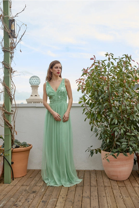 Aruna Maxi Dress APPLE-Dress-CEYLAN BCN-XS-APPLE-Urbanheer