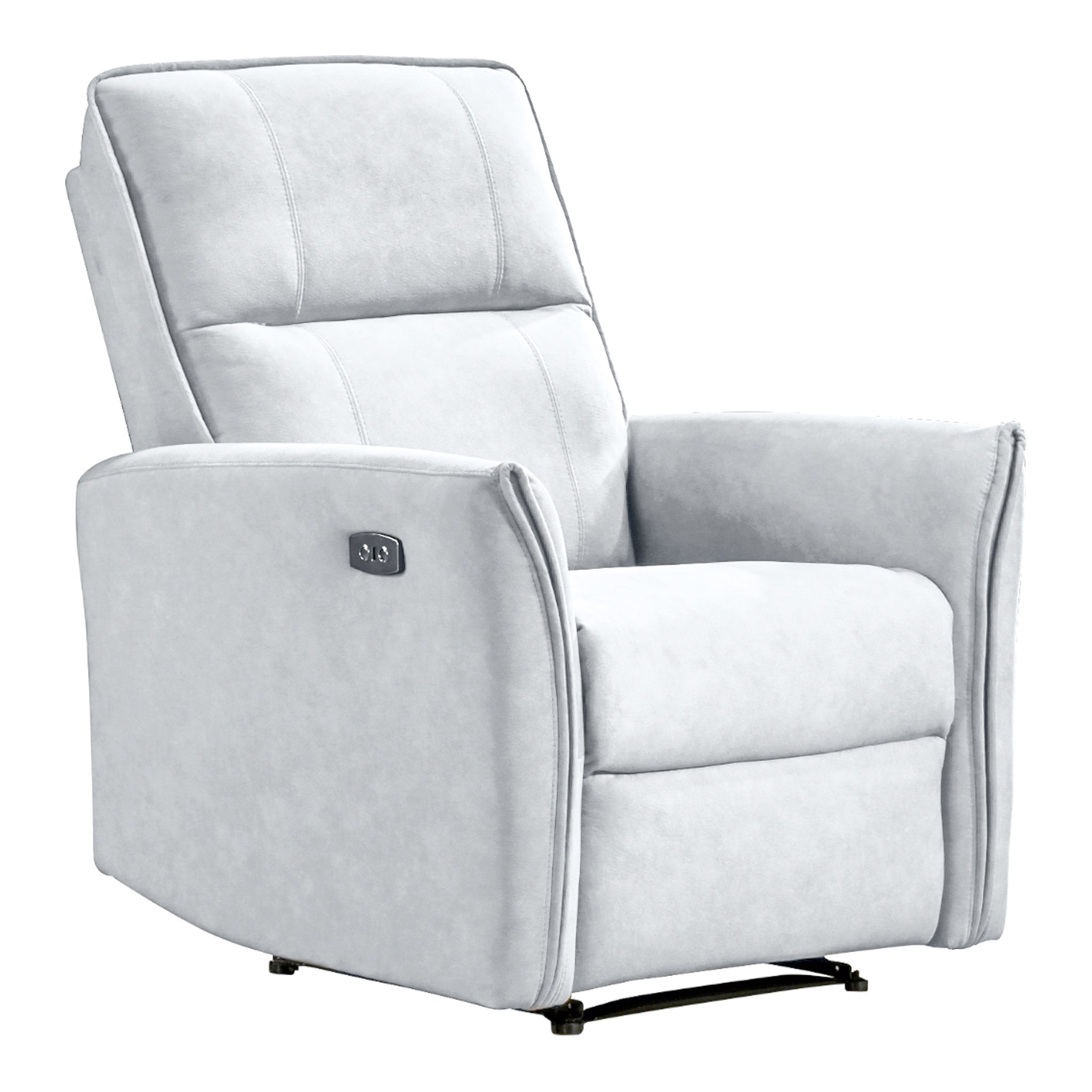 Asheville Premium Recliner Chair – Light Gray Upholstered Comfort Seating