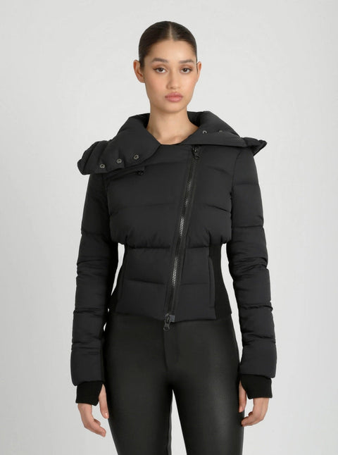 Asymmetrical Puffer Jacket Black-Puffer Jacket-Blanc Noir-XS-Black-Urbanheer