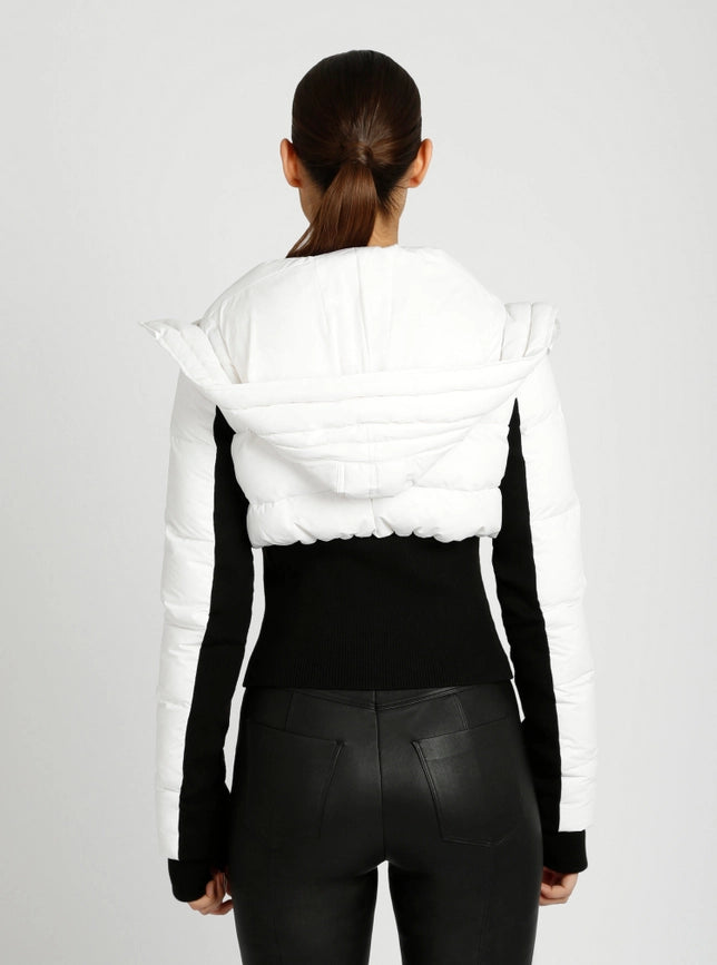 Asymmetrical Puffer Jacket Bright White-Puffer Jacket-Blanc Noir-XS-Bright White-Urbanheer