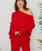 Asymmetrical Sweater RED-Sweater-MILIO MILANO-S/M-Urbanheer