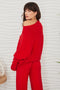 Asymmetrical Sweater RED-Sweater-MILIO MILANO-S/M-Urbanheer