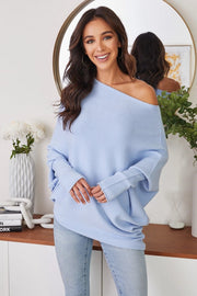 Asymmetrical Sweater SKYBLUE-Sweater-MILIO MILANO-XS/S-Urbanheer