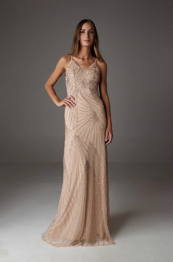 Aurelia Maxi Dress Nude-Dress-CEYLAN BCN-XL-NUDE-Urbanheer