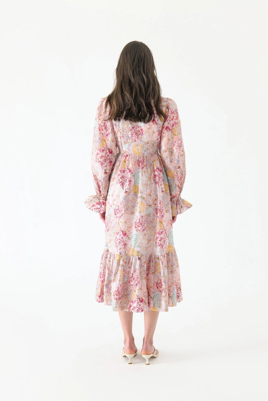 Aurora Silk Belt Maxi Dress-Dress-WE ARE KINDRED-AU 6 / US 2-KALEIDOSCOPE-Urbanheer