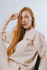 Aussie Oat-Milk Sweatshirt-Sweatshirt-ARVO LABEL-S-Urbanheer