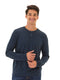 Austin Triblend 2 Button Long Sleeve Henley