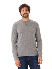 Austin Triblend 2 Button Long Sleeve Henley