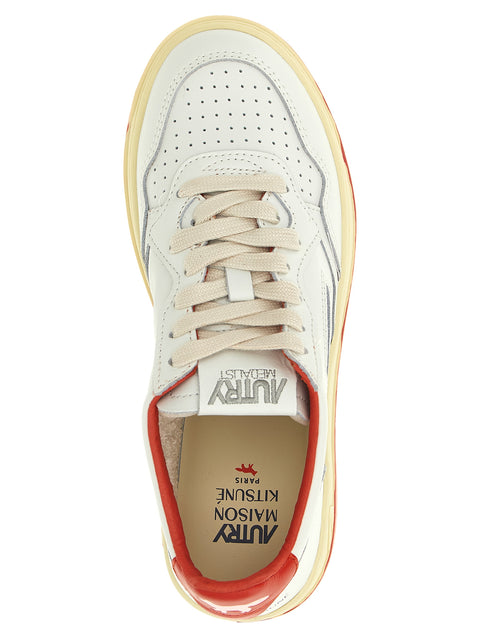 Autry X Maison Kitsuné Medalist Low Sneakers