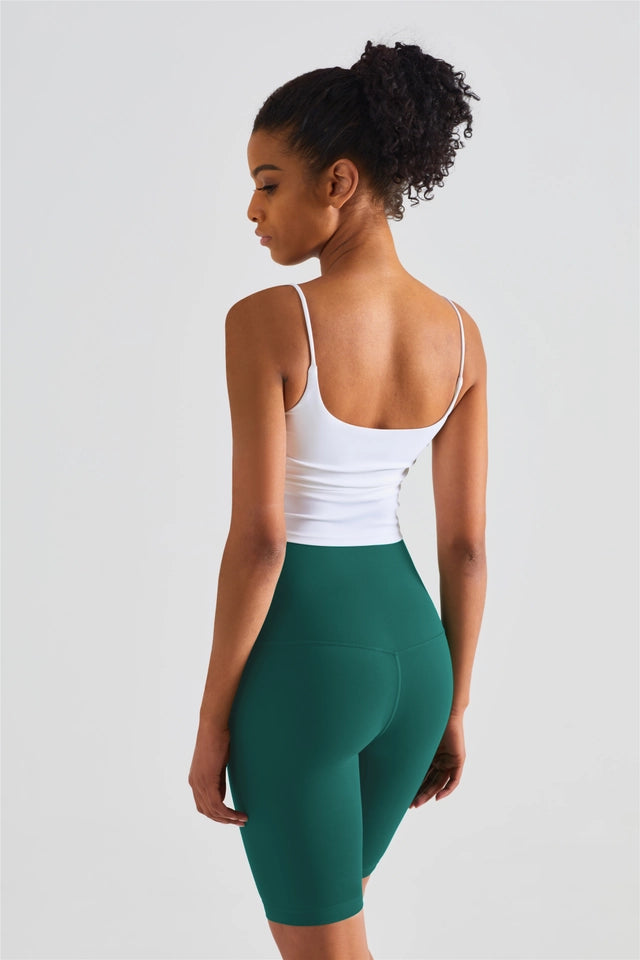 Ava Side Ruched Cami Top White-TOP-91thelabel-S-White-Urbanheer