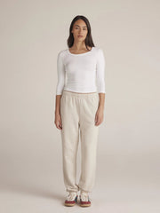 Ava Sweatpant-Sweatpant-CLYQUE-XS-CHALK-Urbanheer