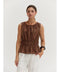 Avril Tencel Blend Ruched Sleeveless Blouse