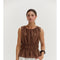 Avril Tencel Blend Ruched Sleeveless Blouse