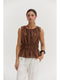 Avril Tencel Blend Ruched Sleeveless Blouse