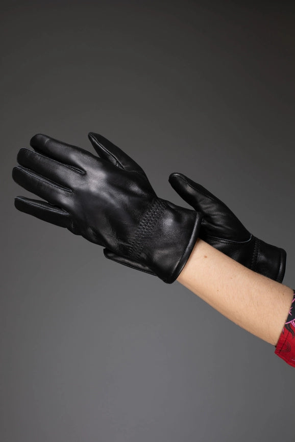 Aw Gloves - Sumptuous Black Soft Italian Leather-Gloves-Nuvula-S/M-Urbanheer