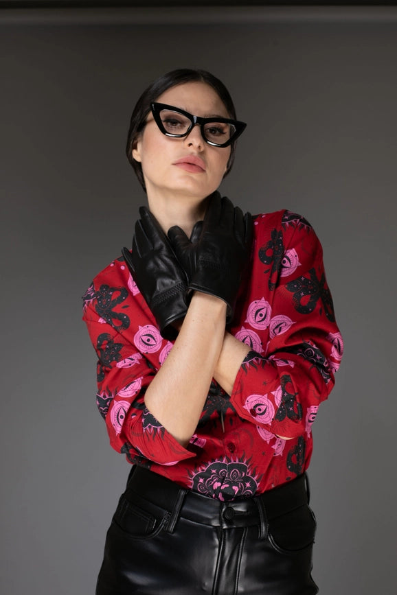 Aw Gloves - Sumptuous Black Soft Italian Leather-Gloves-Nuvula-S/M-Urbanheer