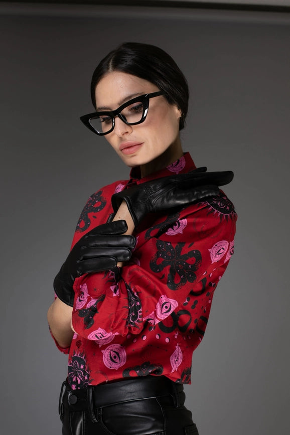 Aw Gloves - Sumptuous Black Soft Italian Leather-Gloves-Nuvula-S/M-Urbanheer