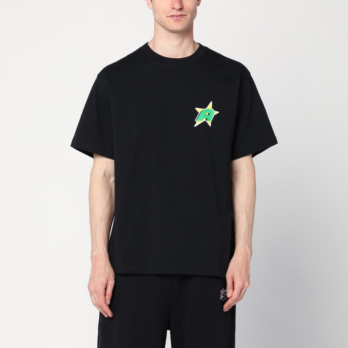 Awake NY Black T-shirt with Star A logo