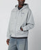 Awake NY Grey hooded sweatshirt with logo print