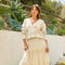 Aztec Pattern Button Down Cardigan Ivory Mix-Cardigan-Mystree-S-Ivory Mix-Urbanheer