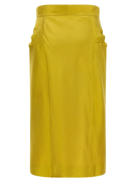 Valentino Garavani Shantung Silk Skirt