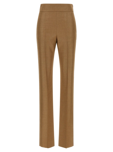Valentino Garavani Textured Silk Wool Pants