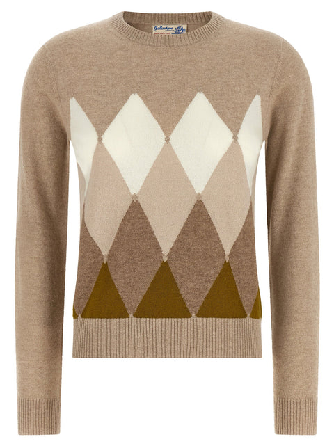 Ballantyne Classic Diamond Diamond-shaped Sweater
