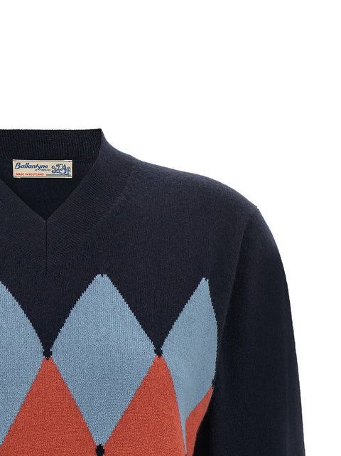 Ballantyne Argyle V-knit