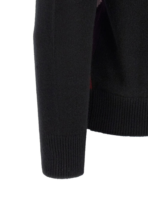 Ballantyne Classic Diamond Diamond Intarsia Cardigan