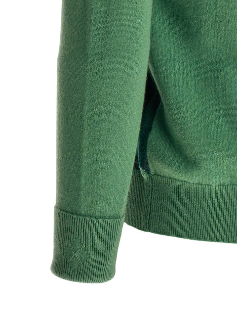 Ballantyne Classic Diamond Intarsia Sweater
