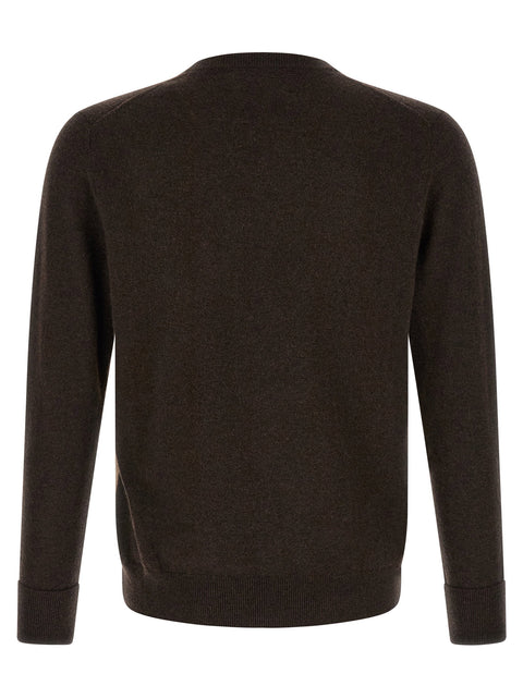 Ballantyne Classic Diamond Intarsia Sweater