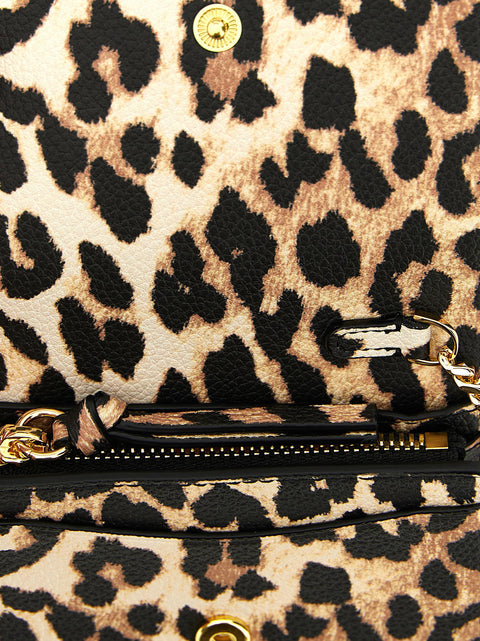 Ganni Leopard Print Card Holder