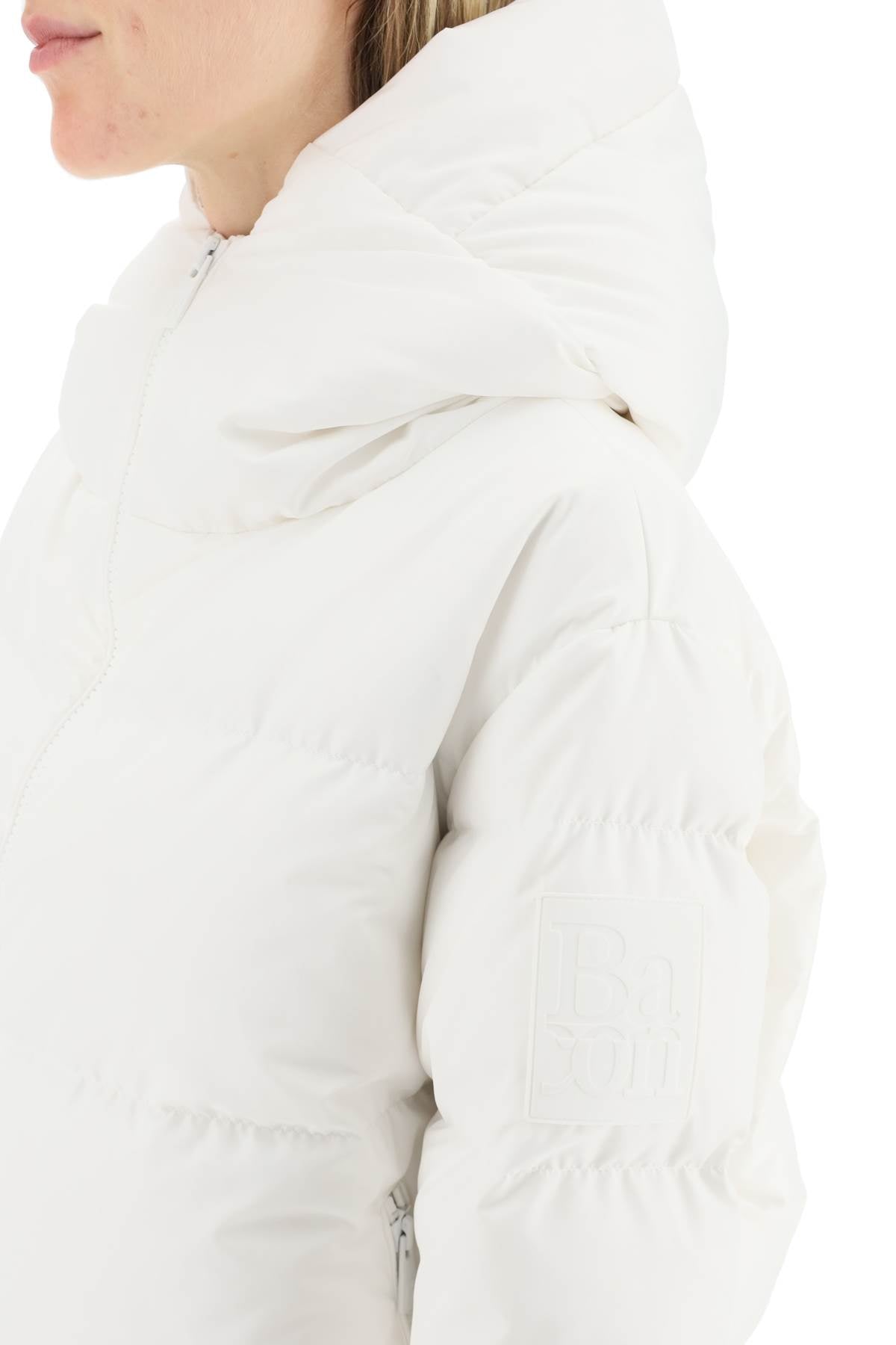 Bacon 'New Cloud Gda' Puffer Jacket-Clothing Women Jackets-Bacon-White-XS-Urbanheer