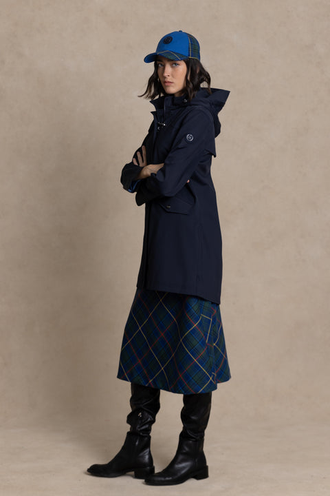 BIANCA long parka with heat-sealed seams