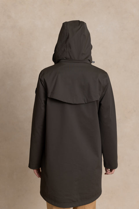 BIANCA long parka with heat-sealed seams