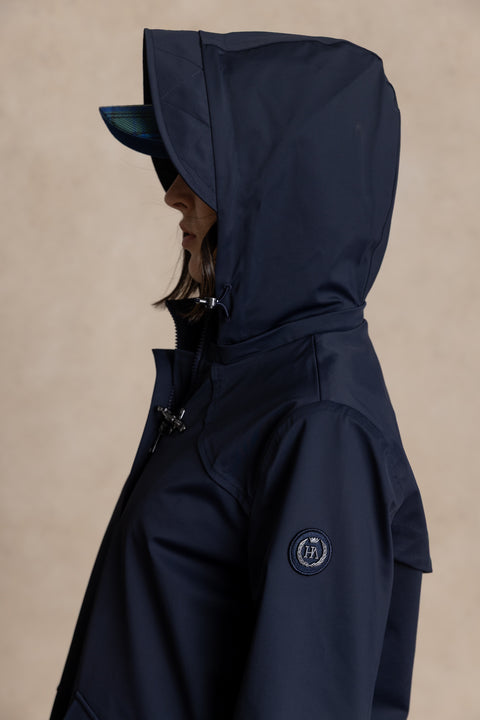 BIANCA long parka with heat-sealed seams