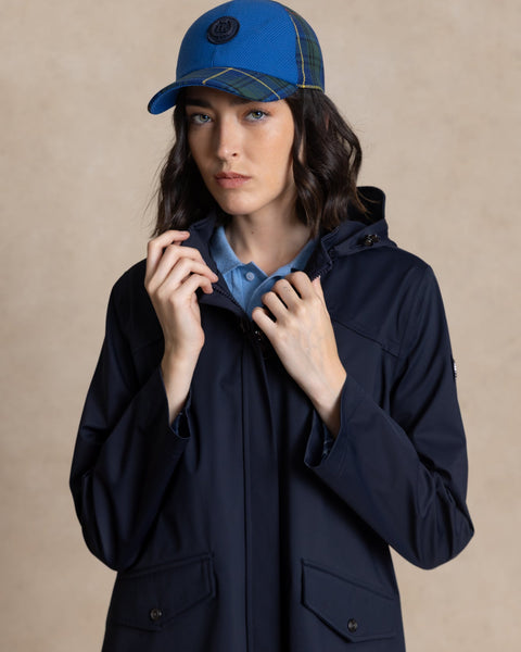 BIANCA long parka with heat-sealed seams