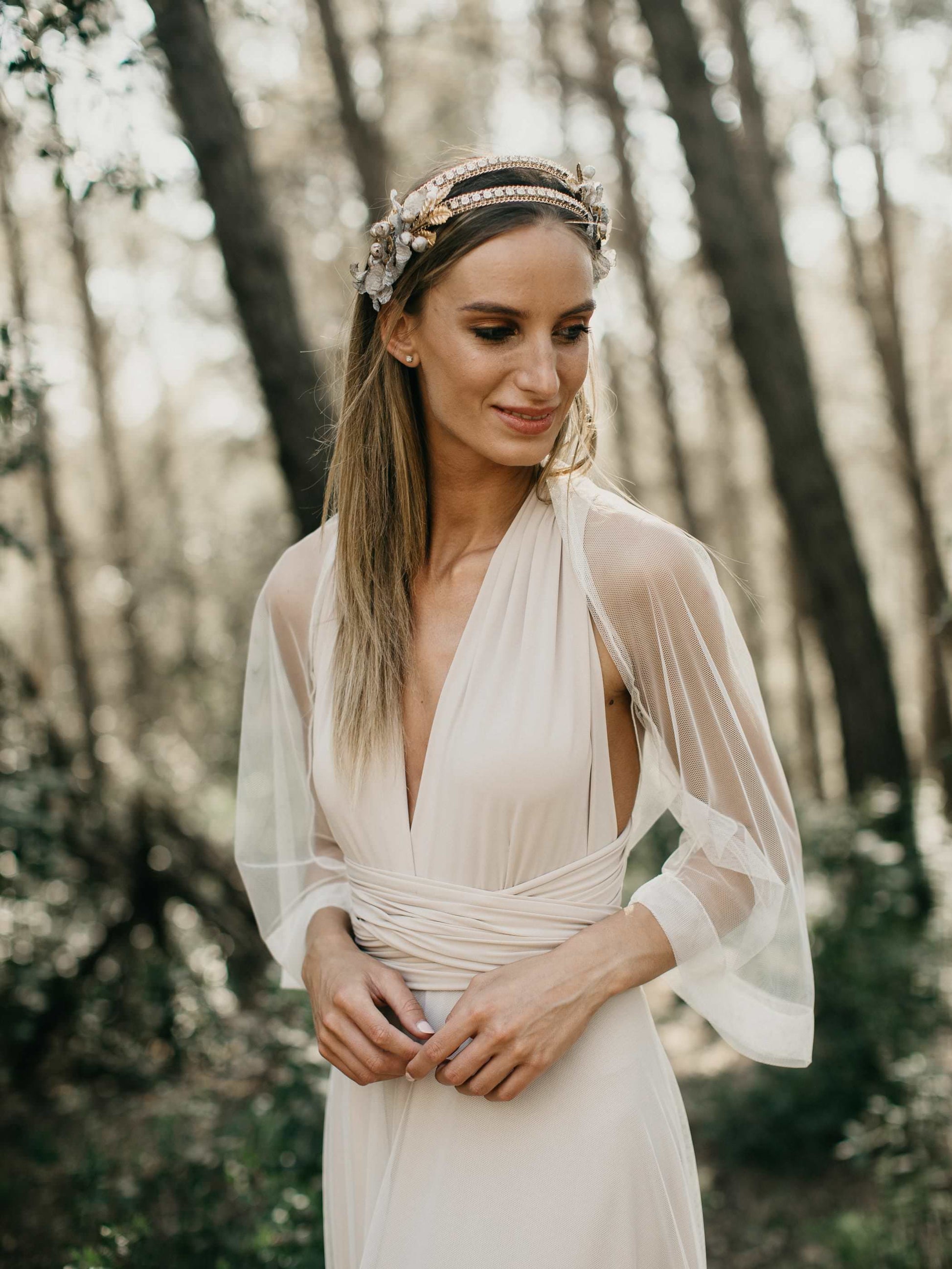 BOLERO TUL-MULTIDRESS-CEYLAN BCN-TUL IVORY-ÚNICA-Urbanheer