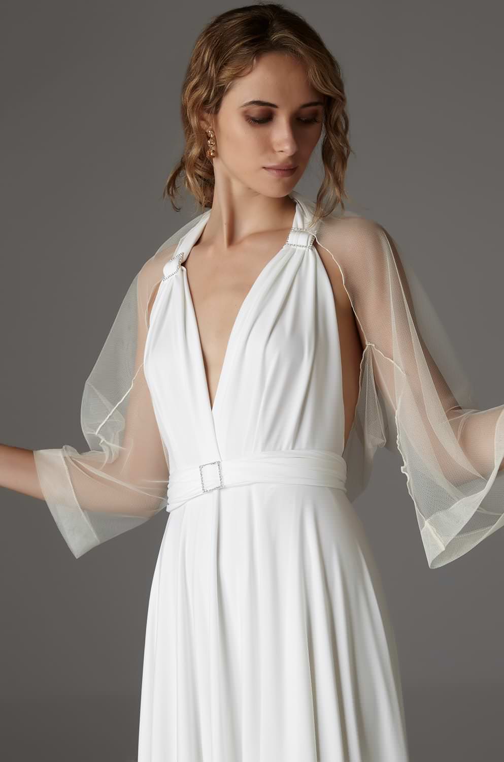 BOLERO TUL-MULTIDRESS-CEYLAN BCN-TUL IVORY-ÚNICA-Urbanheer