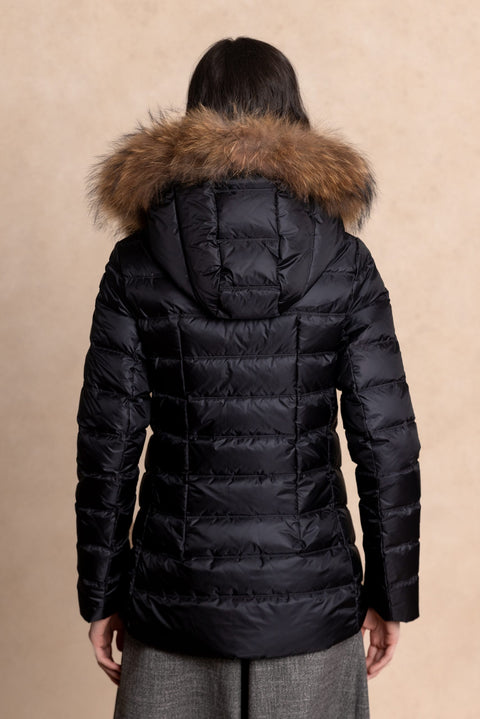BRIANNA down jacket with a fitted silhouette