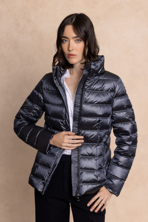 BRIANNA down jacket with a fitted silhouette