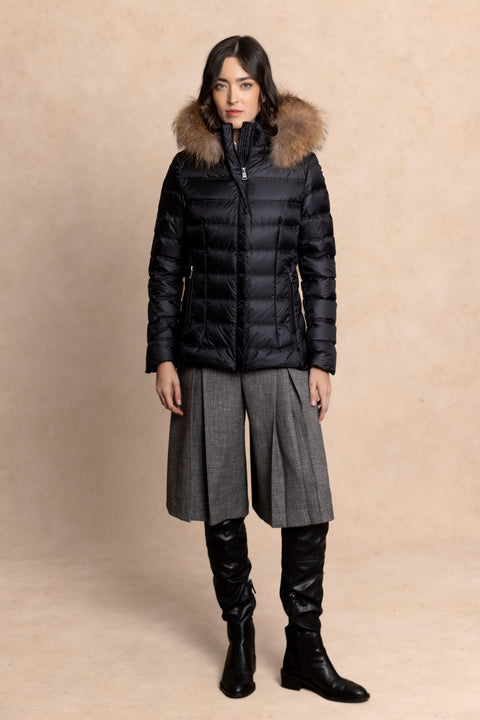 BRIANNA down jacket with a fitted silhouette