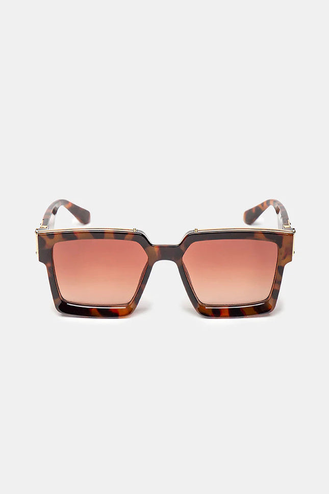 BROWN FASHIONISTA SUNGLASSES-Accessories Sunglasses-Gianni Kavanagh-Height: 5Height: 5.5 cm; Length: 15 cm-Urbanheer